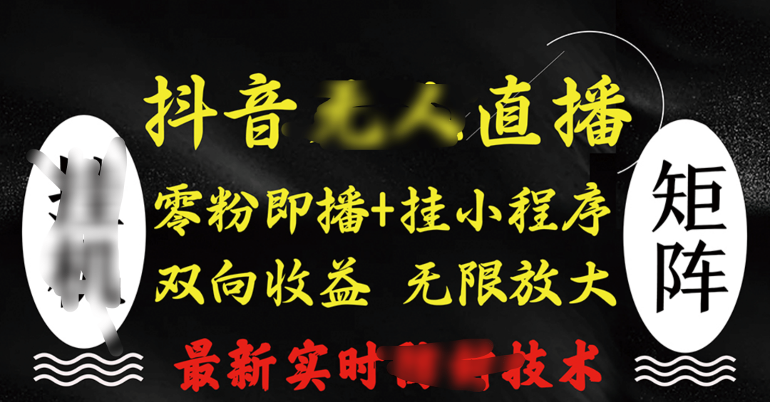 抖音无人直播最新独家玩法,小雪花+撸音浪双向收益,可矩阵放大网创吧-网创项目资源站-副业项目-创业项目-搞钱项目网创吧