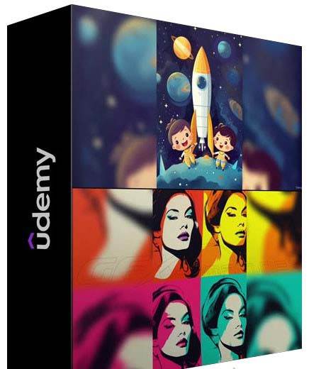 Midjourney AI人工智能创建和销售令人惊叹的海报教程-10节课-中英字幕网创吧-网创项目资源站-副业项目-创业项目-搞钱项目网创吧